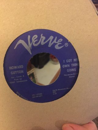 Northern Soul Howard Guyton I Watched You Dlowley Slip Away 2