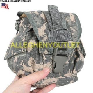 Us Military 1 Qt Canteen Cover Acu Molle General Purpose Pouch