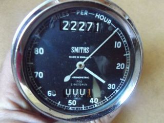 Vintage Royal Enfield Bsa Norton Ariel Smiths Chronometric Speedo Speedometer