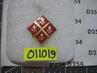 Army Crest Di Dui Cb Clutchback 937th Engineer Group Gp Meyer