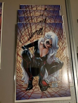 Sdcc 2019 Black Cat 1 Campbell F Virgin Variant Signed With Nm,  Gorgeous