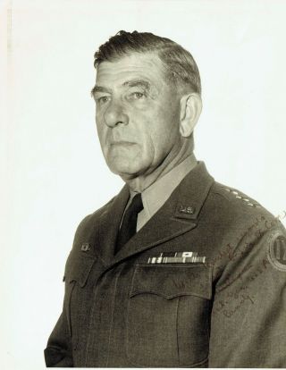 Vintage,  1953 Photo,  U.  S.  Army General William Hoge,  Alcan Hwy