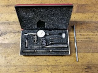 Vintage Starrett Last Word Indicaror Gauge & Case Rare Machinist Tools Set ☆usa