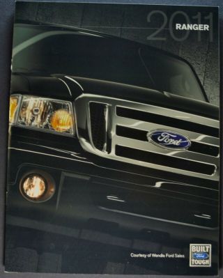 2011 Ford Ranger Pickup Truck Brochure Xlt Supercab 4x4 Sport