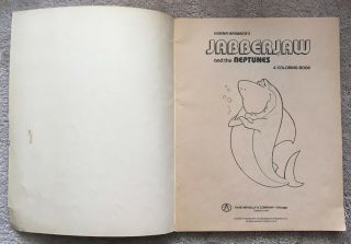 Hanna - Barbera ' s Jabberjaw and the Neptunes Coloring Book 1977 2