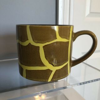 Giraffe Print Animal Print Ceramic Coffee Mug Cup Blue Harbour