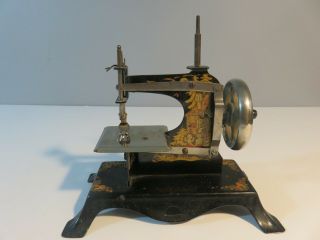 Antique Vintage Child’s Toy Sewing Machine - Germany Hand Crank