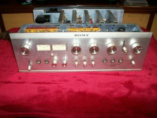 Vintage Sony Stereo Preamplifier Model 2000,  Solid State.