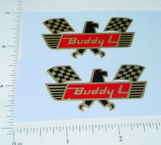 Buddy L Daytona Race Car Hauler Door Sticker Set Bl - 154