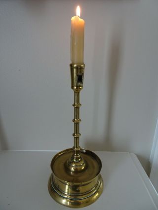 Dutch Or Flemish Candlestick From Around 1500 In Rare