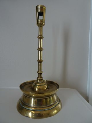 Dutch or Flemish Candlestick from around 1500 in rare 2