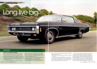 1969 Chevrolet Caprice Custom 427/390 - Hp 6 - Page Article / Ad