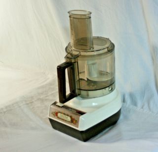 Vintage Sunbeam Le Chef Mixmaster 7 Cup Food Processor 14 - 11 Usa