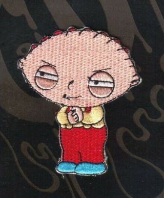 The Family Guy Stewie Standing Figure Embroidered Patch,