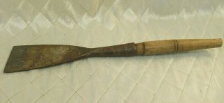 Campbell Bros Scraper Tool Antique Ww1 St John Brunswick 1900s Wood Handle