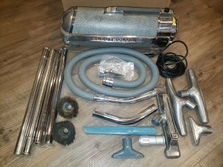 Vintage Electrolux Vacuum Cleaner Model Xxx 30 Attachments/hose/cloth Bag