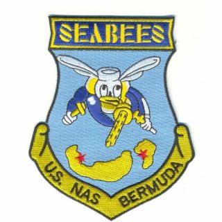 Naval Air Station Nas Bermuda Seabees Patch Can Do Cb Usn Navy Veteran Sailor