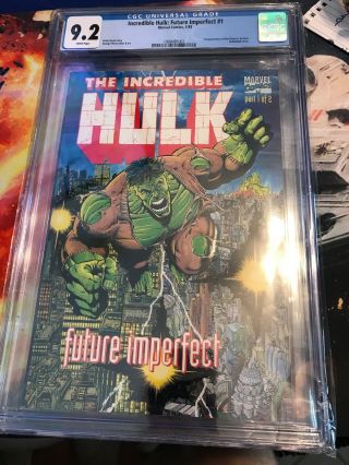 Incredible Hulk: Future Imperfect 1 Cgc 9.  2 White Pages 1st Maestro Cbcs Key