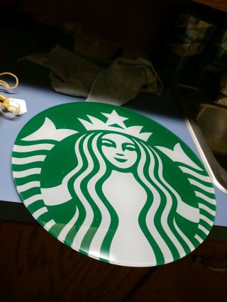 Starbucks Coffee 12 " Plastic Sign Logos Wall Art Decor