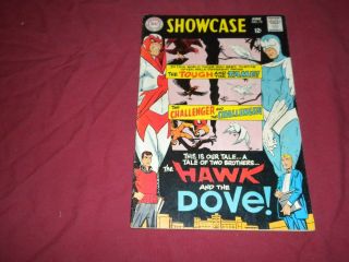 Showcase 75 Dc 1968 Silver Age 6.  0/fn Comic 1st Hawk And Dove