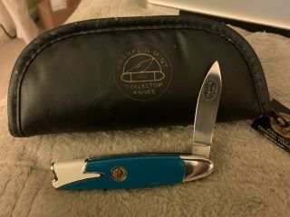 This is a Franklin cars of the 50 ' s 1956 Chevrolet Nomad Knife with case. 2