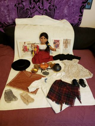 Pleasant Company American Girl Doll Josefina With Clothes/accessories/books