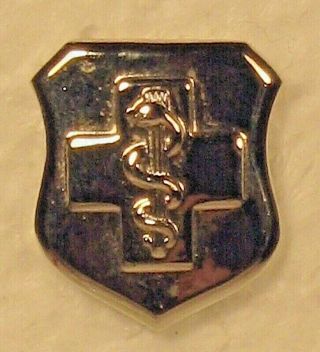 Usaf Us Air Force Basic Enlisted Medical Badge Insignia Large Shiny Pin