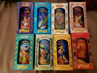 Burger King 1994 Walt Disney Classic Collector Series Cups Complete Set Of 8