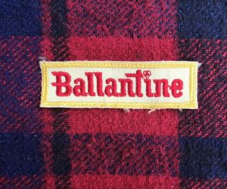 Vintage 1950s 1960s Ballantine Beer Ale Uniform 4” Sew On Patch Biker Punk Vest