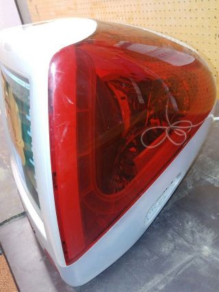 Vintage Apple iMac M5521 Red Strawberry 825 - 5251 - A 15 