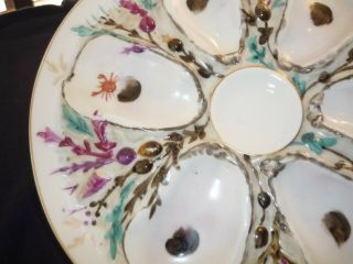 ANTIQUE UNION PORCELAIN (UPW) ROUND OYSTER PLATE 3