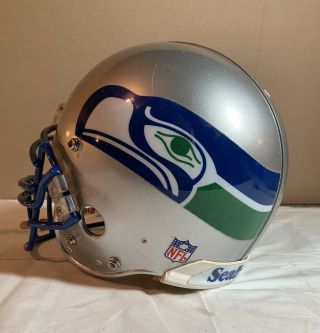Vintage Seattle Seahawks Team Issued Riddell Game Model Football Helmet 7 3/4 L 3