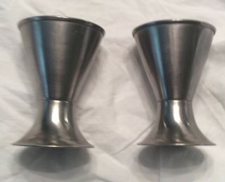 Antique 1930’s Stainless Steel Cone Holders Paper Container Mfg Chicago