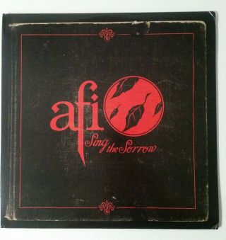 Afi - Sing The Sorrow Vinyl Lp,  Translucent Red - Near Mint/very Good,  Rare