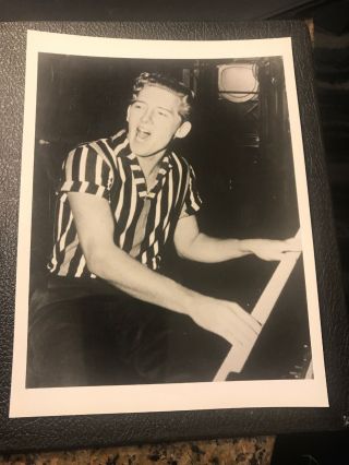 Vintage Press Photo Of Jerry Lee Lewis London Features Photo