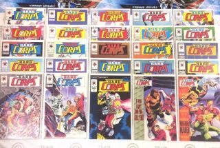 The H.  A.  R.  D.  Corps 1 - 25 Comic Book Set Valiant 1992