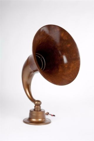 Vintage C1920 " Bullphone  Nightingale " Radio Horn Speaker