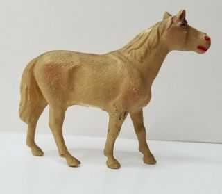 Vintage Celluloid Horse Made In Usa 3.  5 "