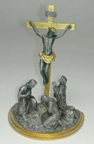 Stations Of The Cross Franklin Pewter 12th Jesus Dies On The Cross