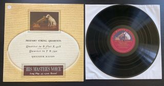 Hmv Clpc 14 Quatuor Haydn - Mozart String Quartets In B Flat & F Uk Mono 1st 12”