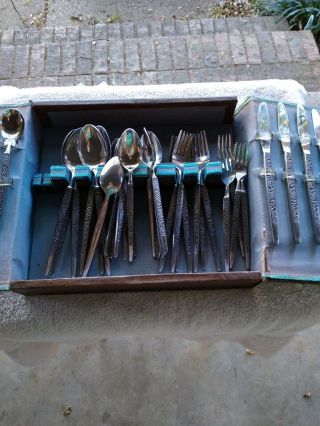 Vintage Set Of (44) Stanley Roberts " Martez " Stainless