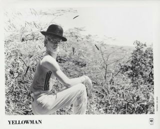 Vintage Press Photograph Yellowman - Columbia Records - Bob Gruen Photo