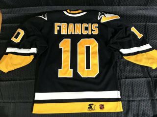 Vintage 90’s Pittsburgh Penguins Starter Center Ice Jersey Size 46 Ron Francis 2