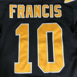 Vintage 90’s Pittsburgh Penguins Starter Center Ice Jersey Size 46 Ron Francis 3