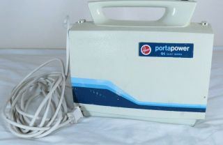 Vintage Hoover Porta Power 7.  4 Amp Canister Portable Vacuum Quiet Series S1049