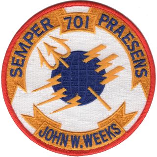 Uss John W.  Weeks Dd - 701 Patch