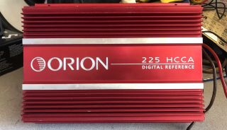 Old School Orion Hcca 225 2 Channel Amplifier,  Rare,  Usa,  Vintage,  Cheater 2