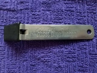 Vintage Pabst Blue Ribbon Can Opener W/ Rubber Cover (v. )