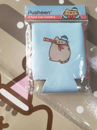 Pusheen Can Coolers 2 Pack Summer 2019 Box Christmas Gift