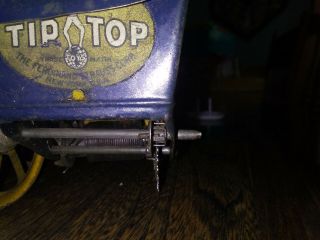 Antique Ferdinand Strauss Tip Top Porter Walking Windup Tin Toy part broken 3